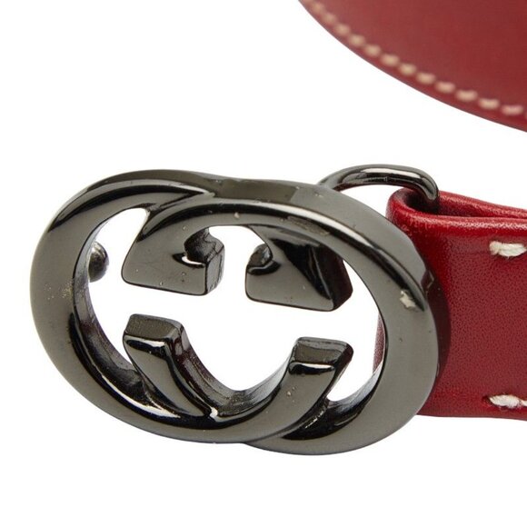 Gucci Belt Size 70 28 Red Leather main image 4